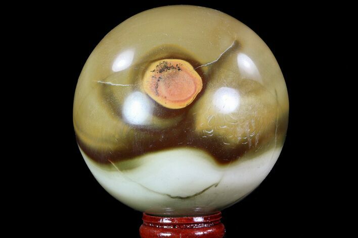 Polished Polychrome Jasper Sphere - Madagascar #70785
